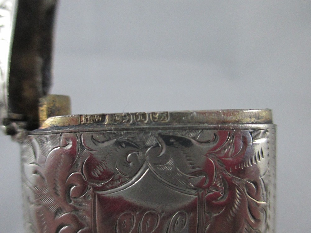 WONDERFUL VICTORIAN SOLID SILVER, VESTA CASE, HENRY WILLIAMSON, BIRMINGHAM 1897