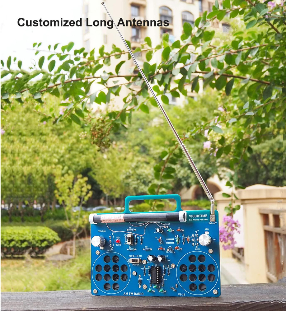 AM/FM Radio Kit | Soldering Project DIY Kit for Practicing Teaching Electronics