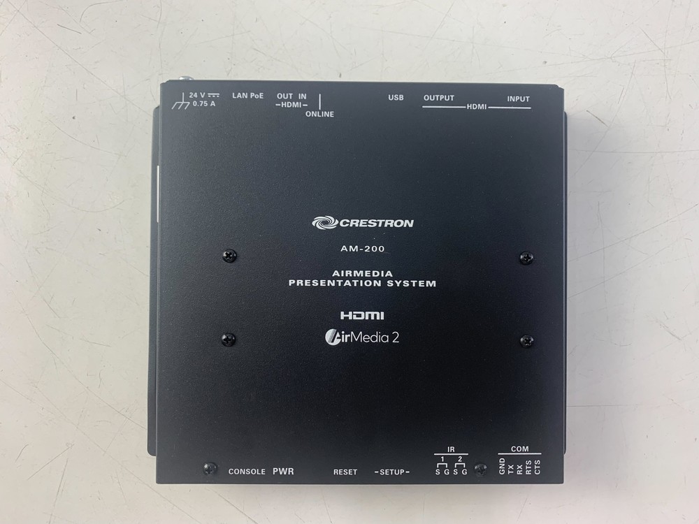 CRESTRON AM-200 AirMedia 2.0 Presentation System - No Adapter UNTESTED