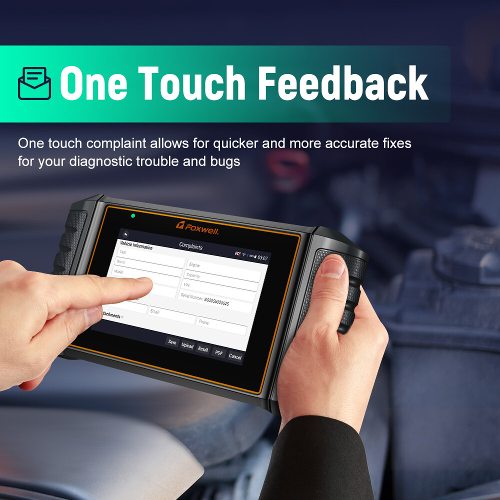 Foxwell NT706 Scanner Code Reader ABS SRS Engine Transmission Diagnostic Tool