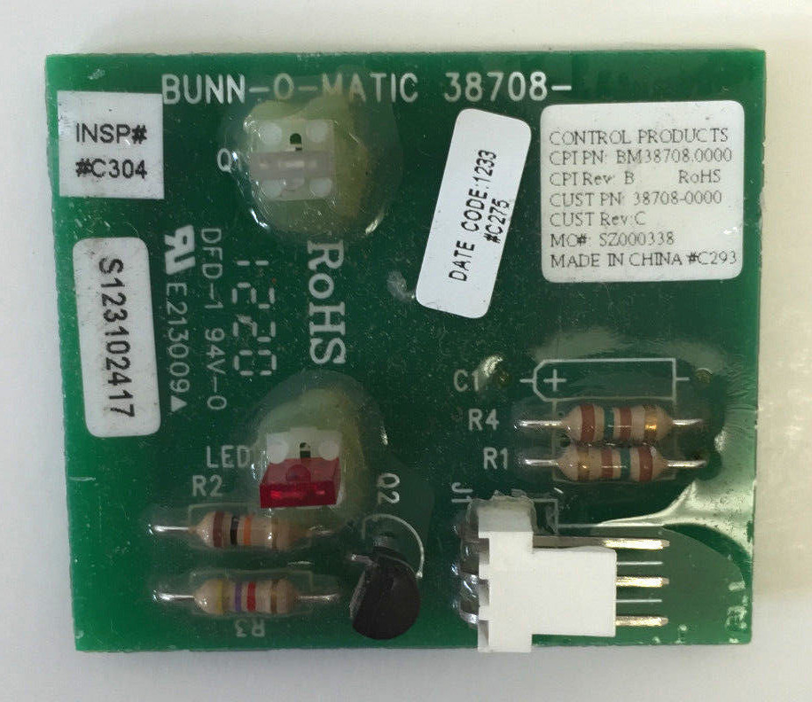 FACTORY PART! Bunn Torque Sensor Board CDS-2 Ultra-2 38708.1000 27939.1000- 005