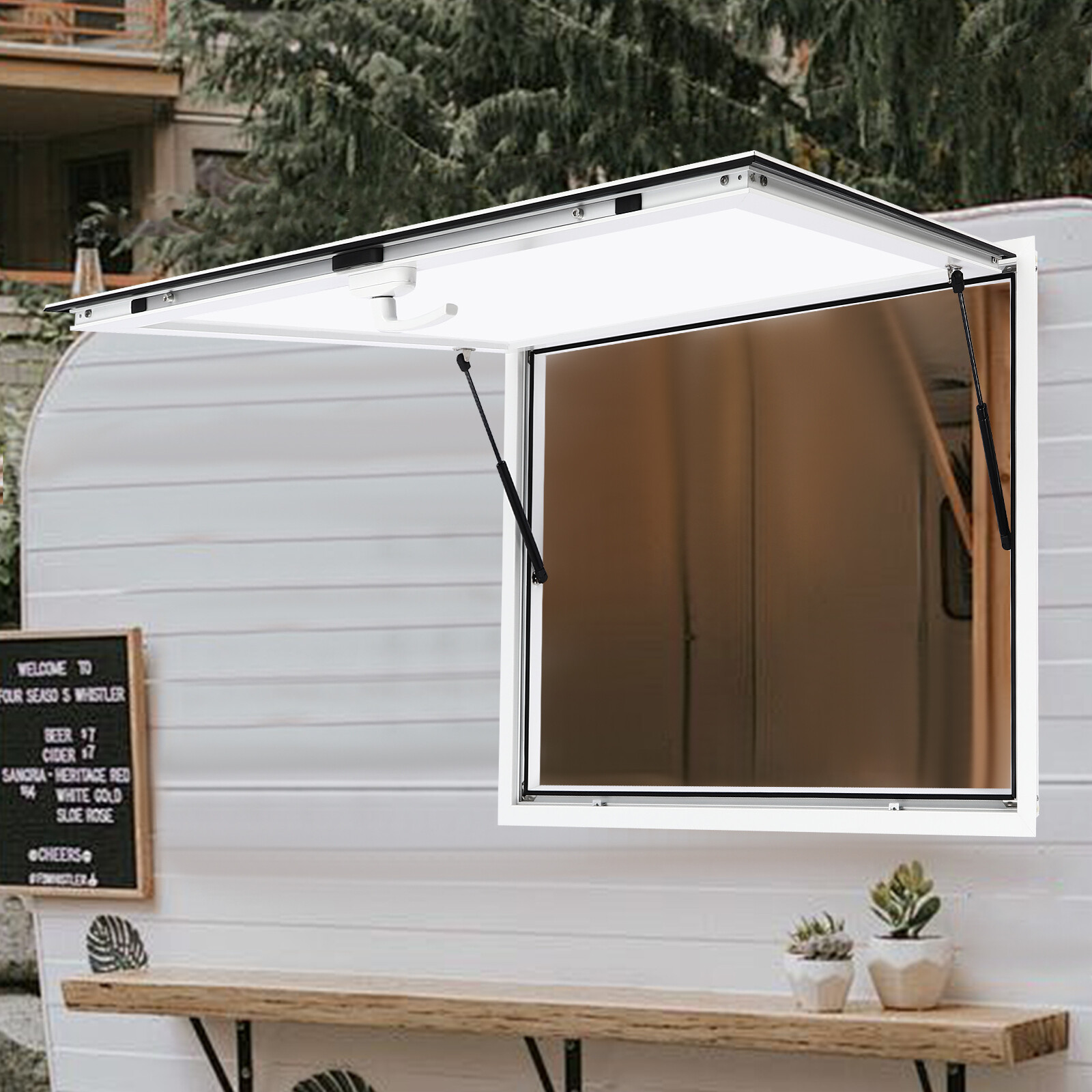 36"L x 24"W Concession Stand Serving Window Food Truck Service Awning NEW