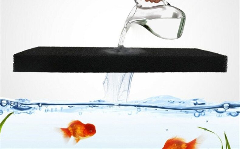 Bio Sponge Filter Media Pad Cut-to-fit Foam up to 23.6" for Aquarium Fish Tank