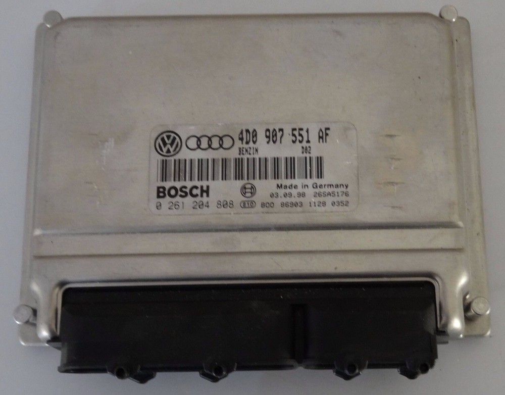 VW/AUDI ENGINE CONTROL UNIT ECU 4D0907551AF / 0261204808