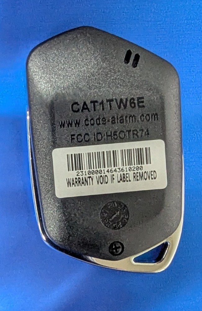 NEW CODE ALARM 1-BUTTON 2-WAY CAT1TW6E TYPE 1 REMOTE HARD TO FIND