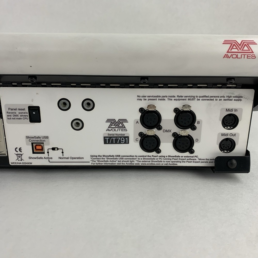 Avolites Tiger Touch Lighting Control Console Screen Has Line Bad Controls