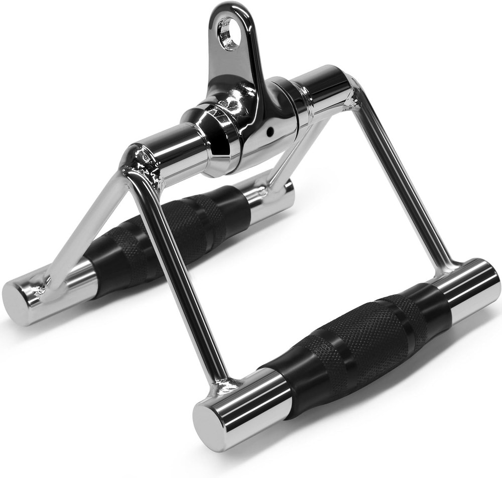 Cable Machine Attachment Set Double D Handle Tricep Rope 880 LB Gym