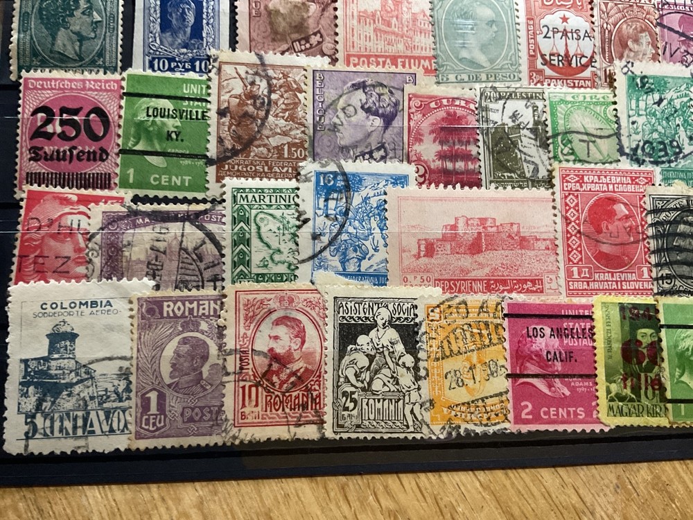 World mixed mounted mint or used stamps B3741