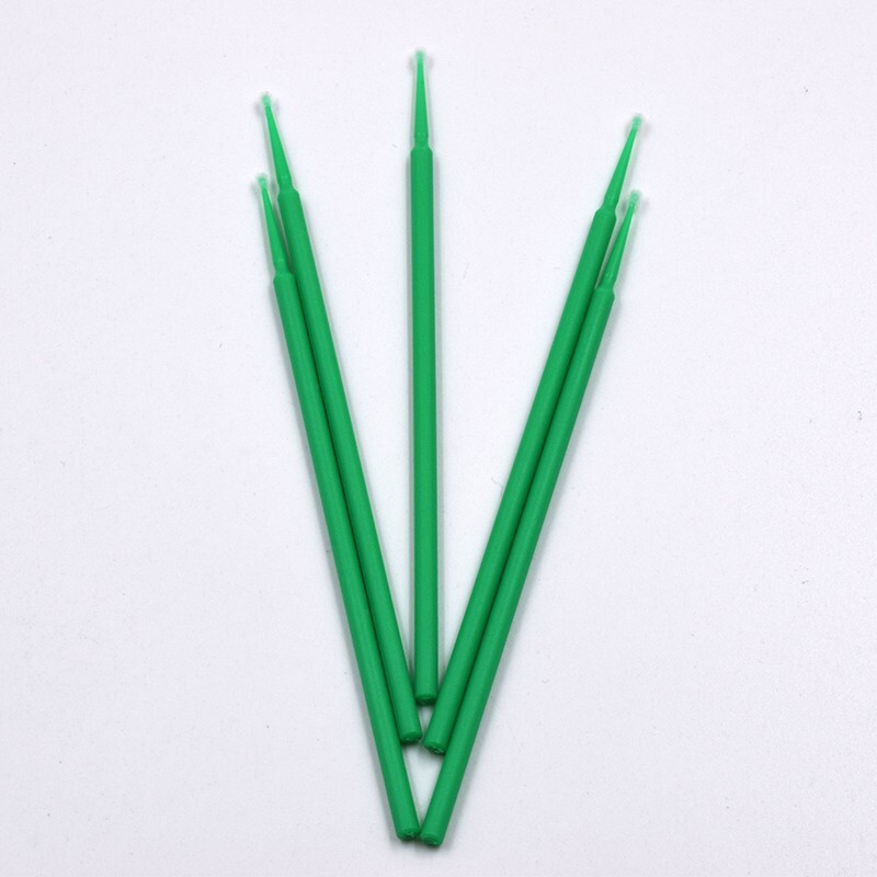 100Pc Applicators Bendable Micro Brush Tooth Dental Disposable Materials Green