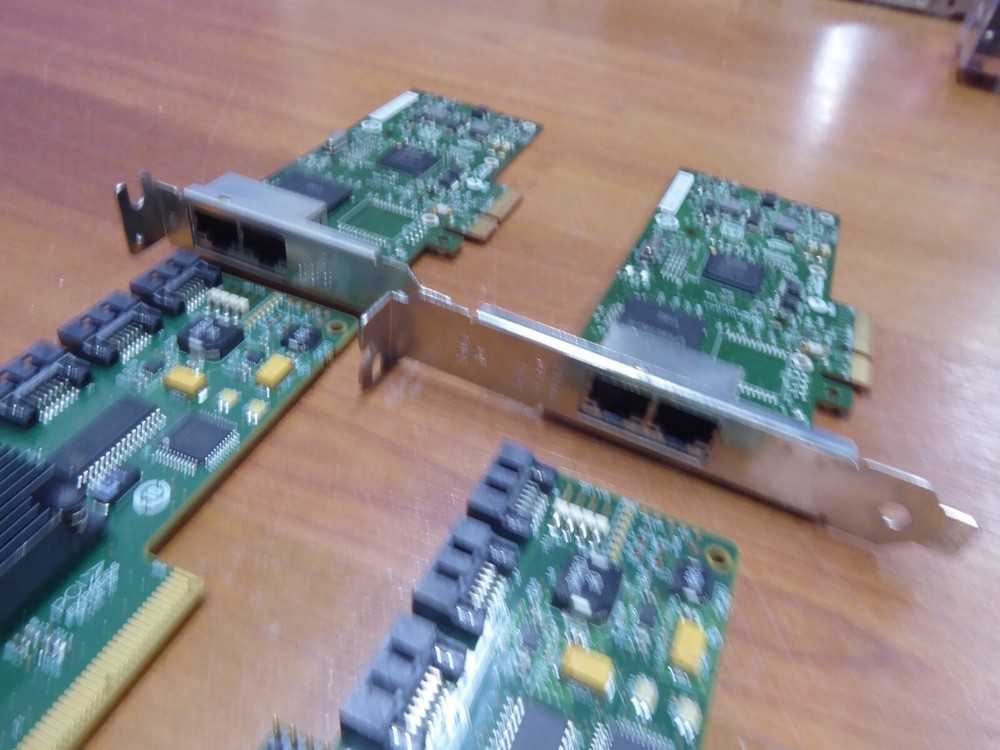 IBM SERVER NIC CARDs 49Y4232 + SAS CONTROLLER 9212-4i4e FULL + HALF LOT PCI-e