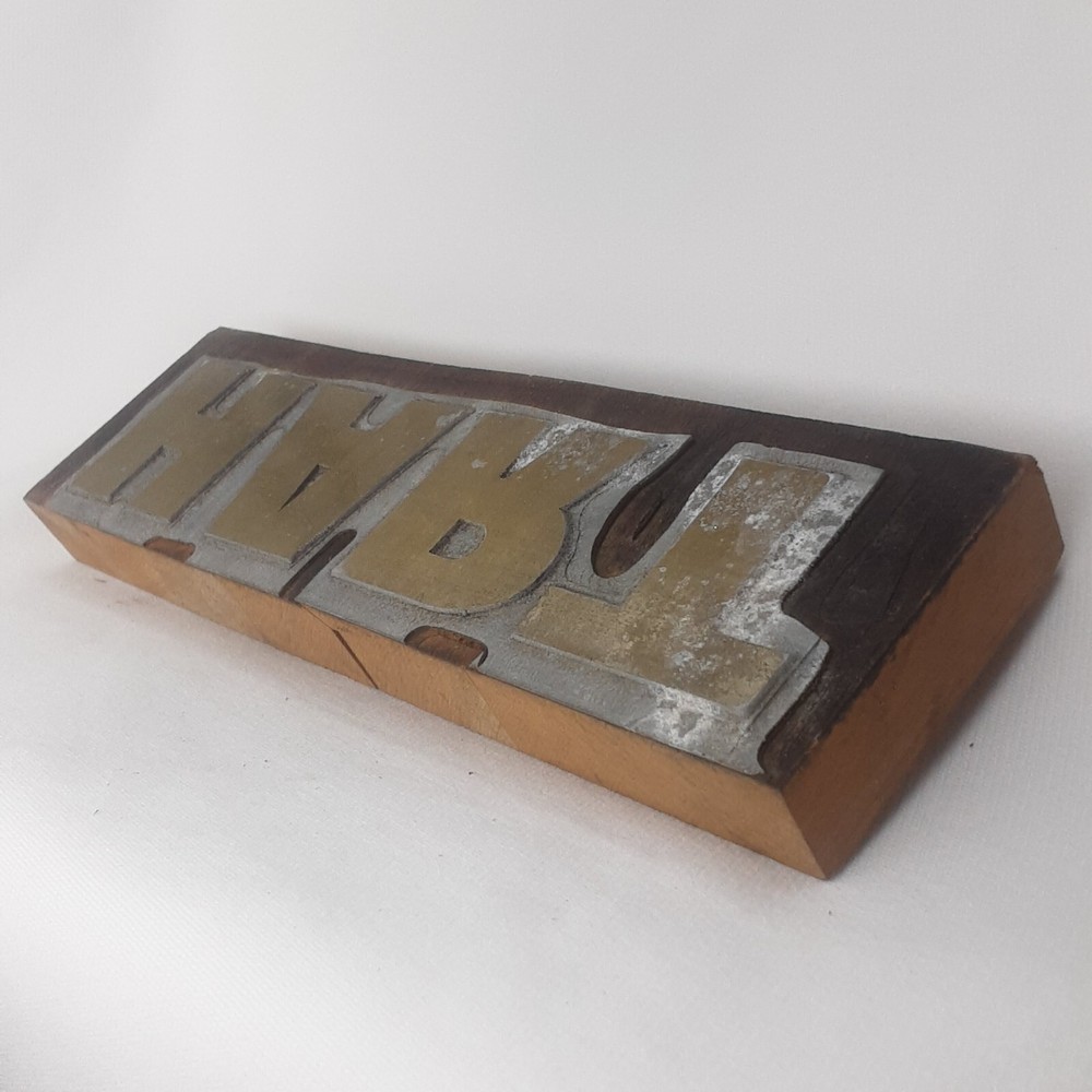 Hart Printing Block Letterpress Typography