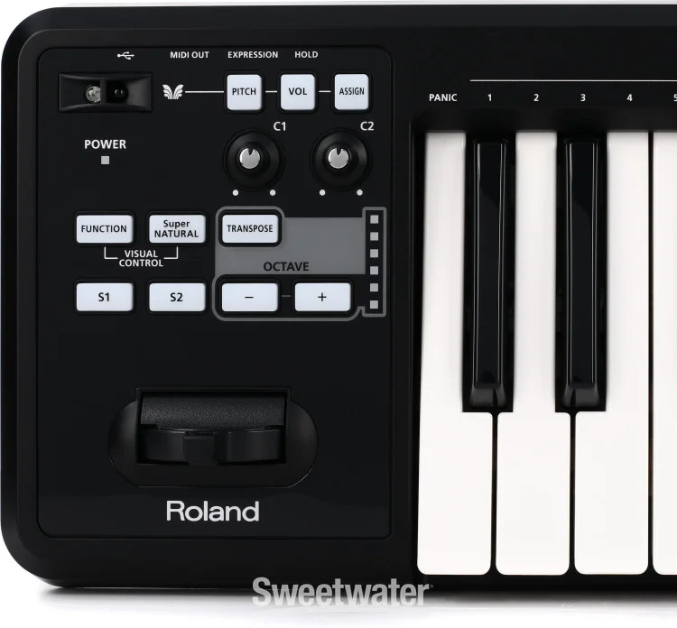 Roland A-49 49-key Keyboard Controller - Black