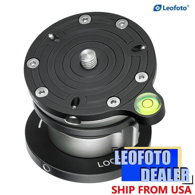 Leofoto LB-75 Leveling Base Quick Horizontal Adjust Head for Tripod，Load 55lbs