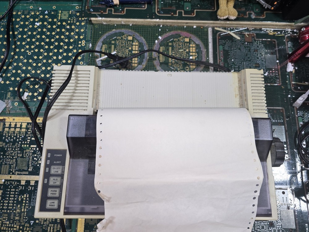 Tandy DMP 130 UNTESTED Dot Matrix EXACT Printer-PARTS-READ ALL