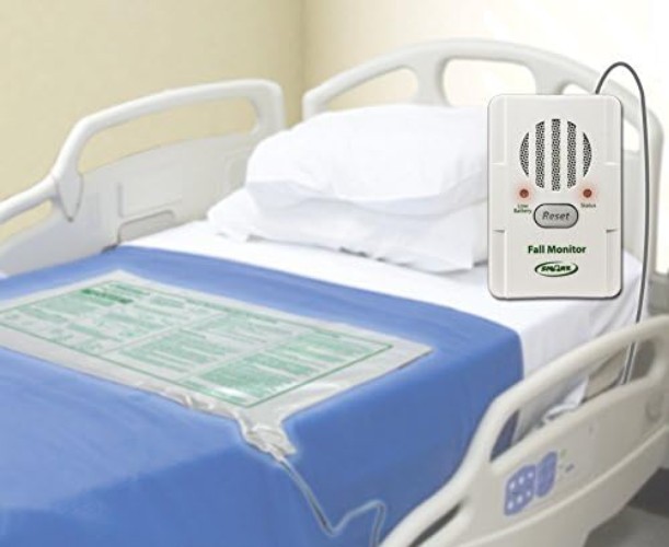 Durable Bed Exit Alert System - 10"x30" Pad for Immediate Senior Fall Prevention