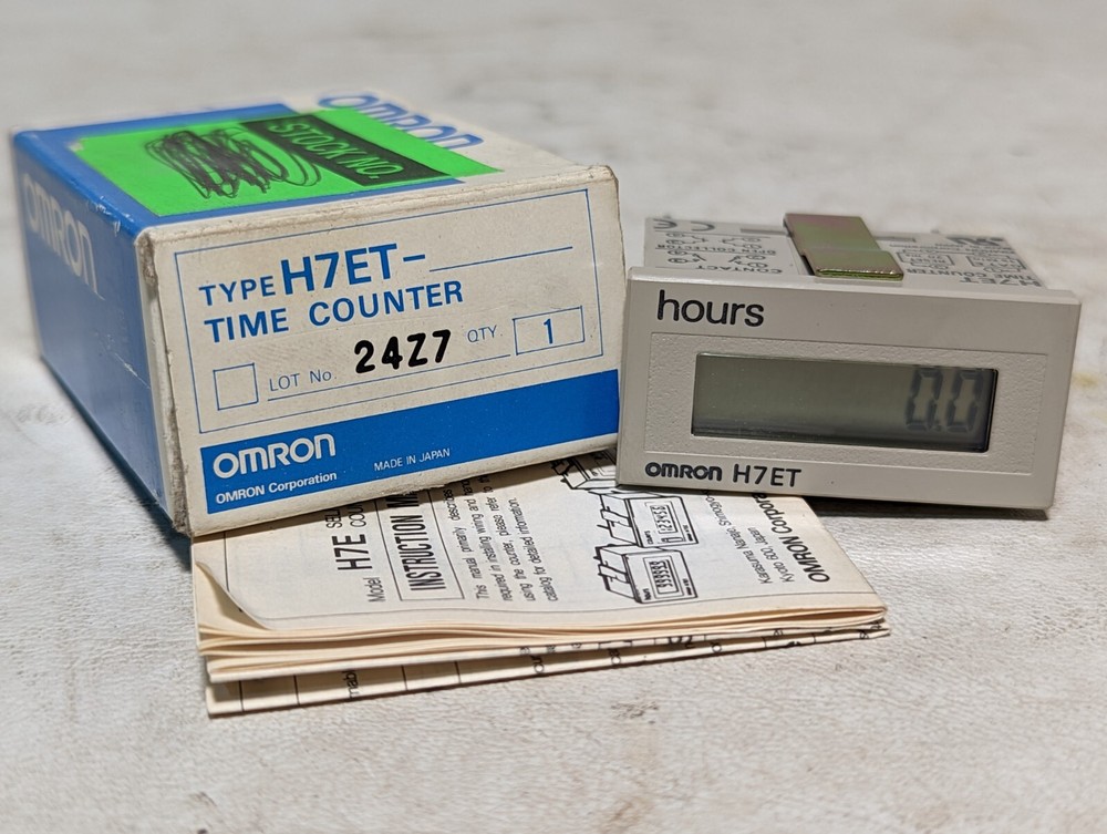 omron H7ET time counter, hours