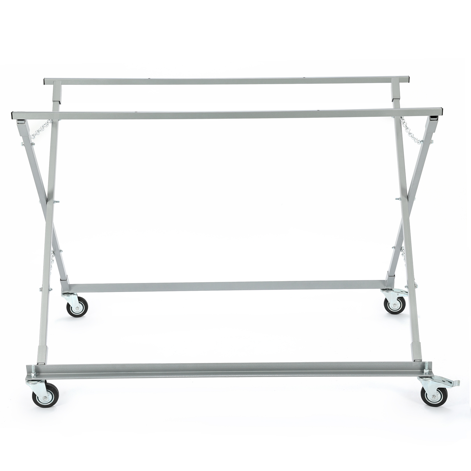 Folding Pickup Truck Bed Stand Dolly W/ Wheels Garage Vehicle Mechanic Repair