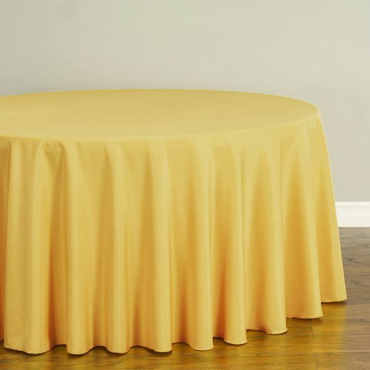 1 or 10 pcs LinenTablecloth 108 in. Round Polyester Tablecloths, 30 Colors!