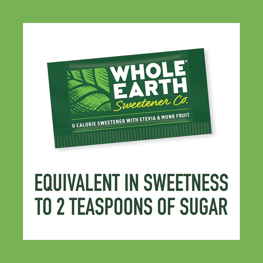 Zero Calorie Stevia Monk Fruit Sweetener 80 Packets