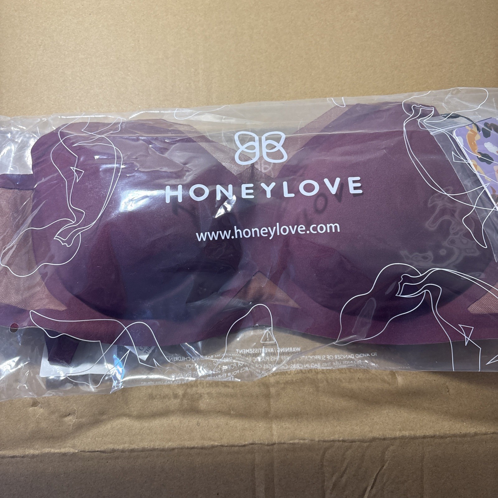Honeylove Liftwear Crossover Bra Fig Size L, Item #LWBR0304