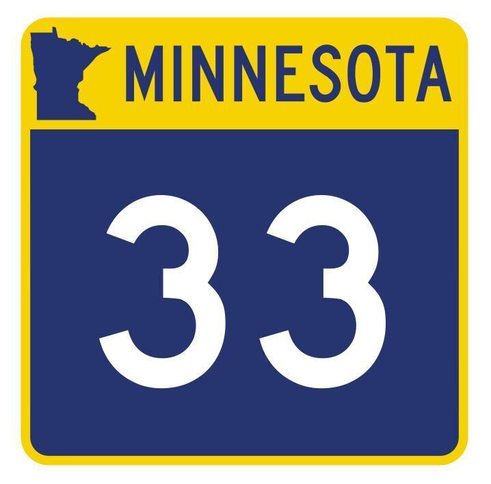Minnesota State Highway 33 Sticker Decal
