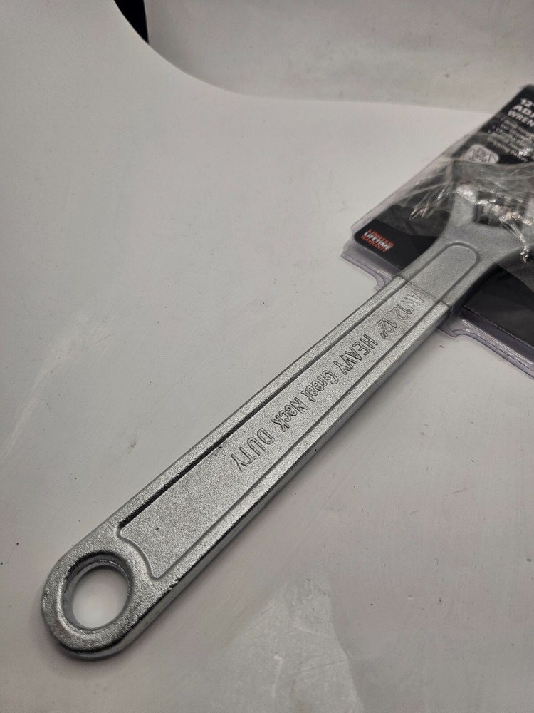 Great Neck 12 Inch Adjustable Wrench Clam Shell AW12C
