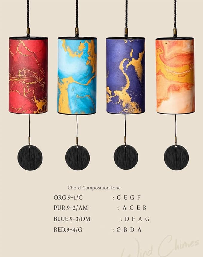 Wind Chimes - Deep Resonance Serenity 9-Tone Chord for Sound Therapy Yoga Medita