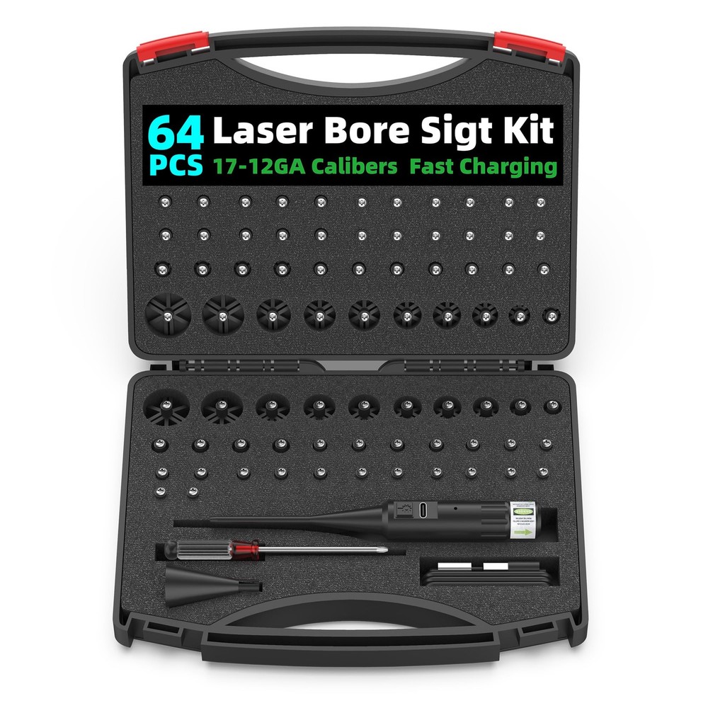 Bore Sight Laser, Professional USB Rechargeable Laser Green