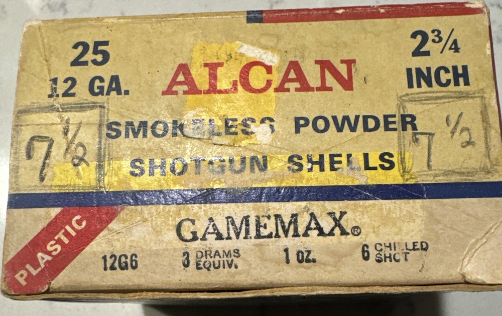 ALCAN Shotgun Shells GAMEMAX Box - 12 Gauge -Empty Box