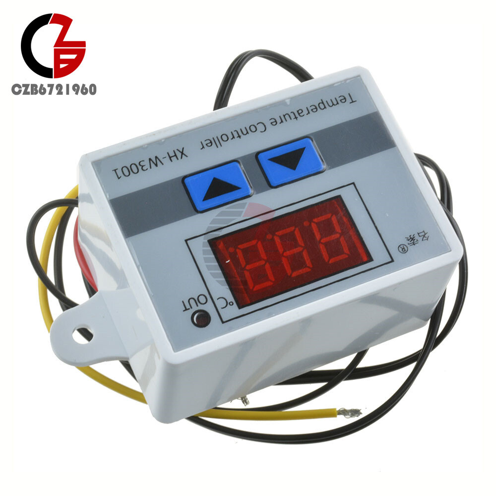 XH-W3001 12V Digital Temperature Controller Thermostat Switch + NTC Sensor Probe
