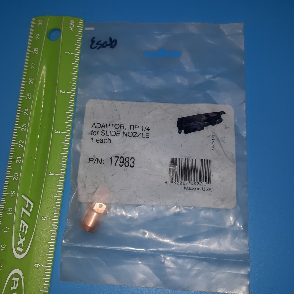 Esab 17983 Adaptor Tip 1/4 for Slide Nozzle