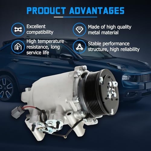 10663AC AC Compressor AC Compressor with Clutch Fits for 2002 2003 2004 2005