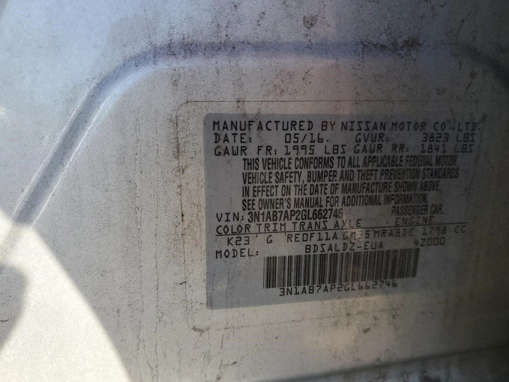 Camera/ Projector Rear View Camera Decklid Mounted Fits 2016-2017 SENTRA OEM