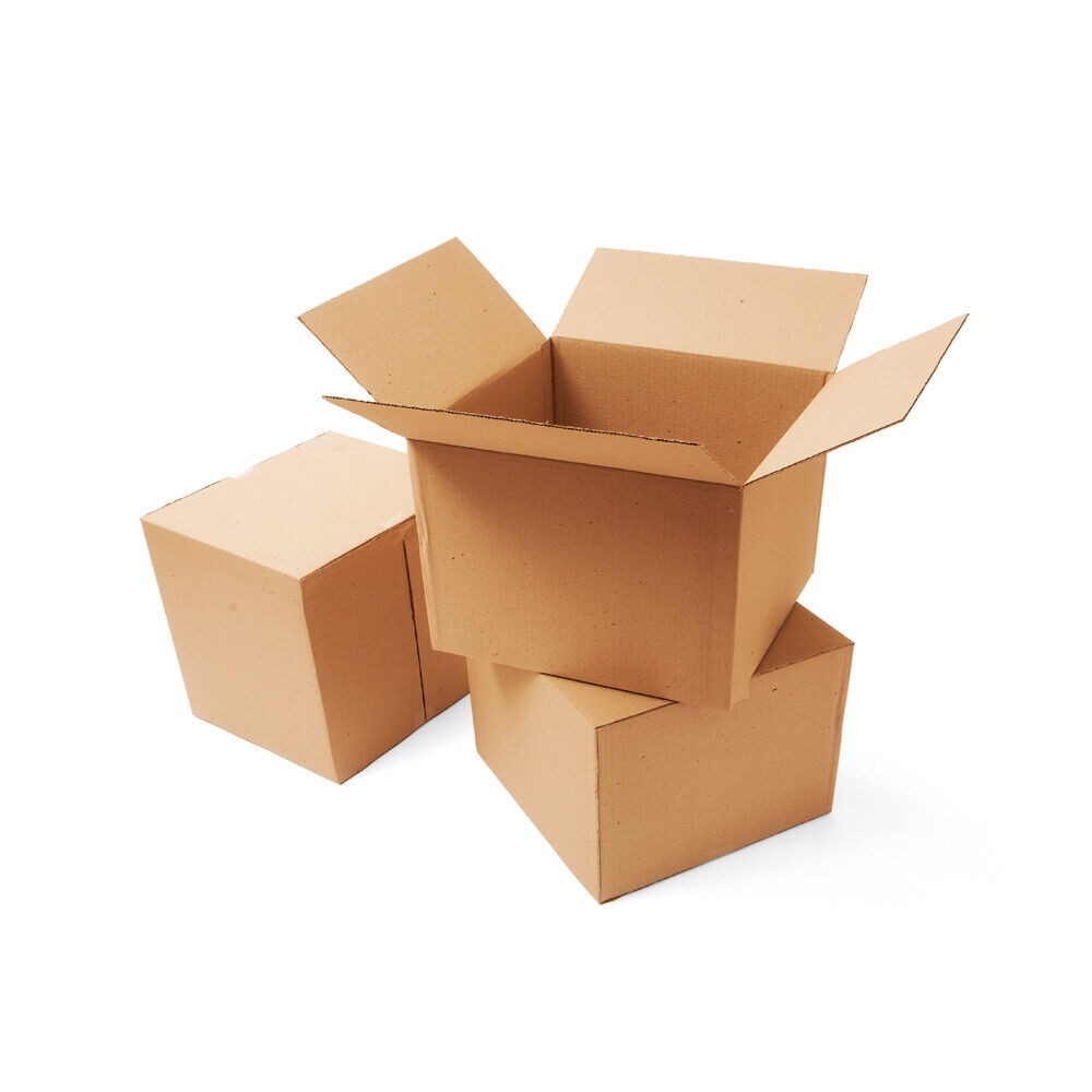 20 14x12x12 Kraft Brown Corrugated Shipping Boxes Multi-Depth 32 ECT