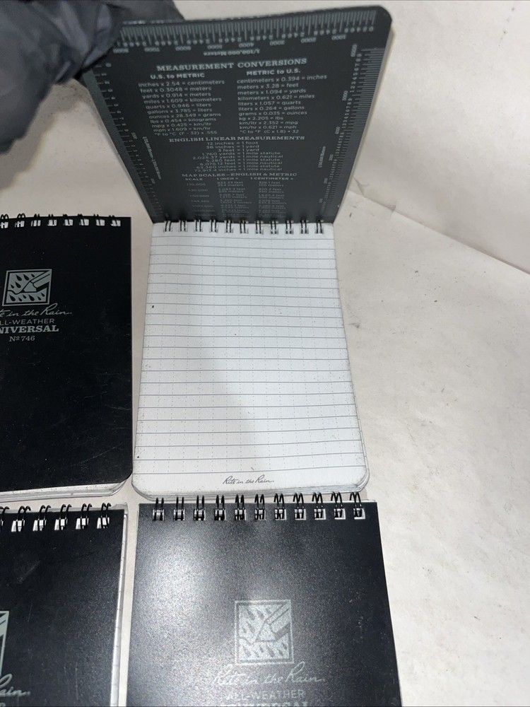 Rite In The Rain No. 746 Mini Notebooks 4ct With Defects