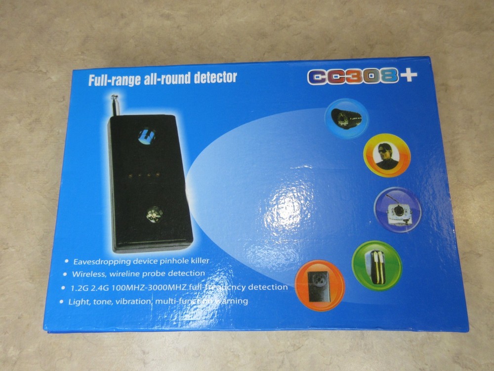 Full-Range All-Round Detector CC308+. Eavesdropping device. Pinhole killer.