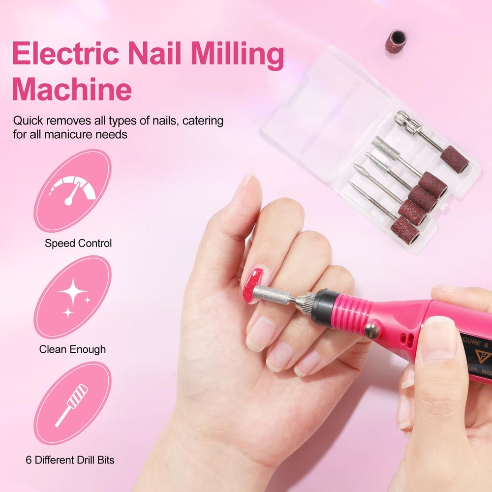 Acrylic Nail Kit with Drill and U V Light, Spring Collection