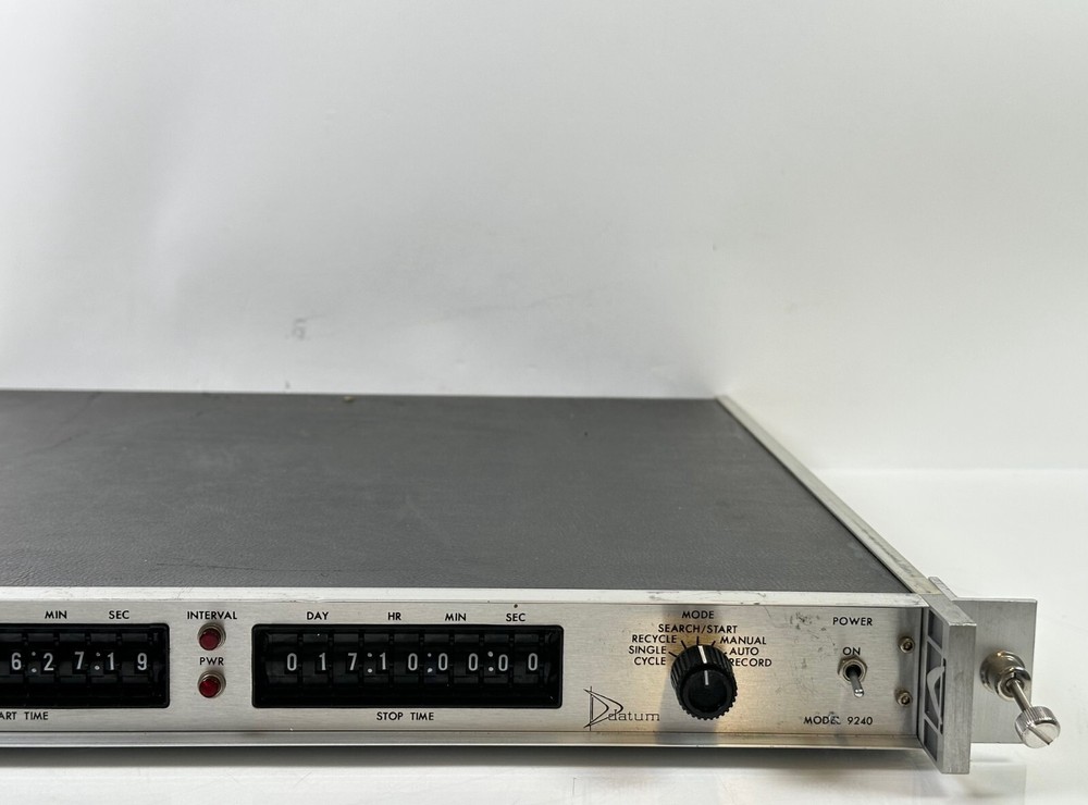 DATUM Model 9240 Tape Search & Time Control