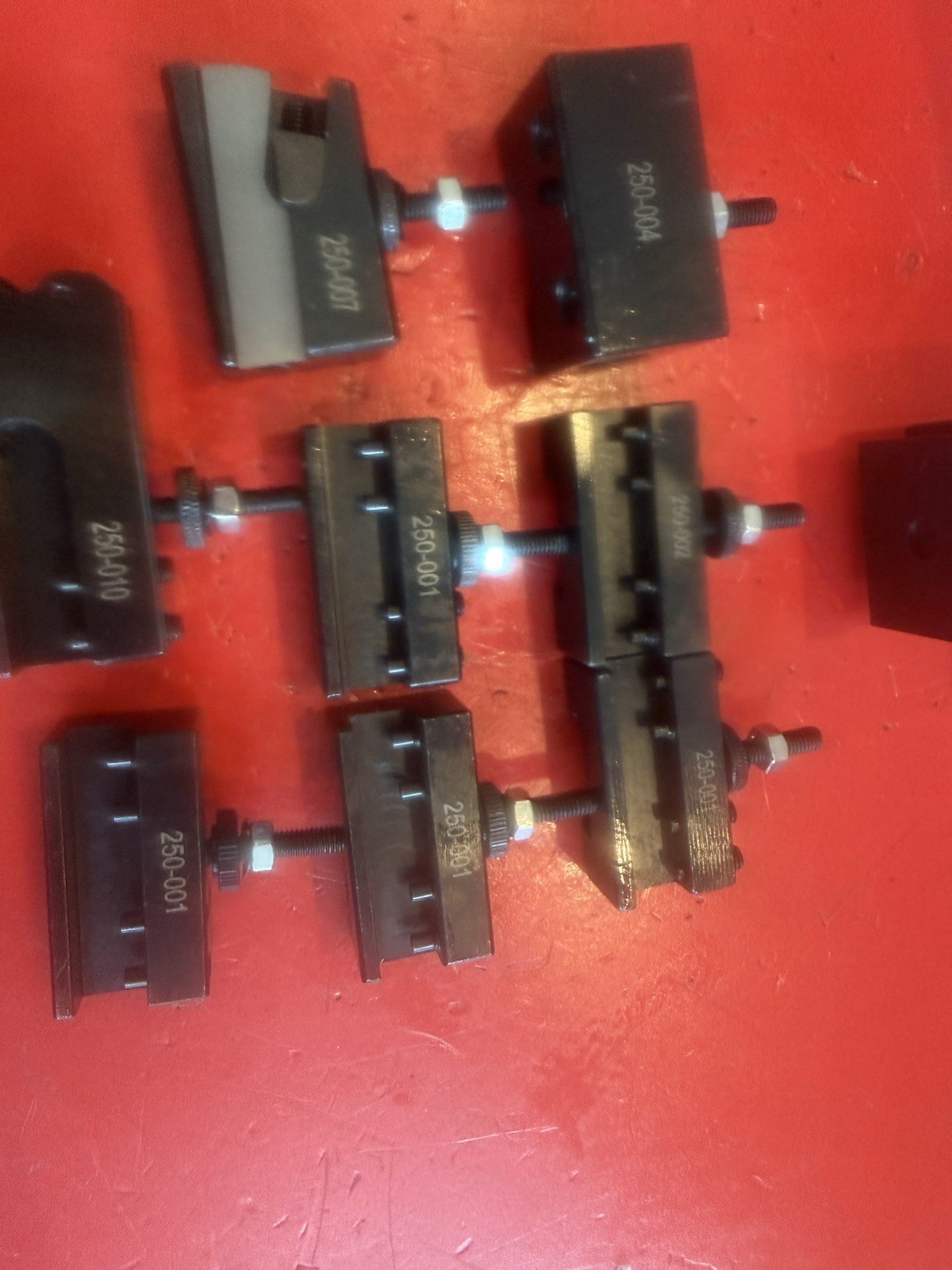 8 Piece OXA Tool Post Nos In Opened Box