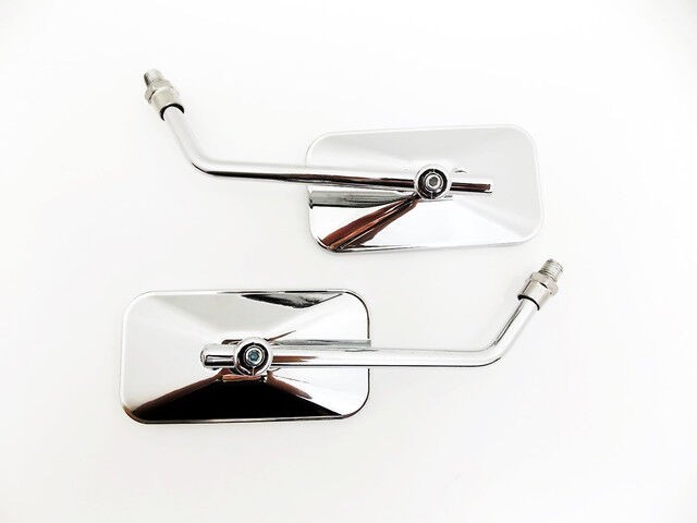 HONDA VT700C SHADOW 84-87 CHROME RECTANGULAR SOKO REAR VIEW MIRRORS