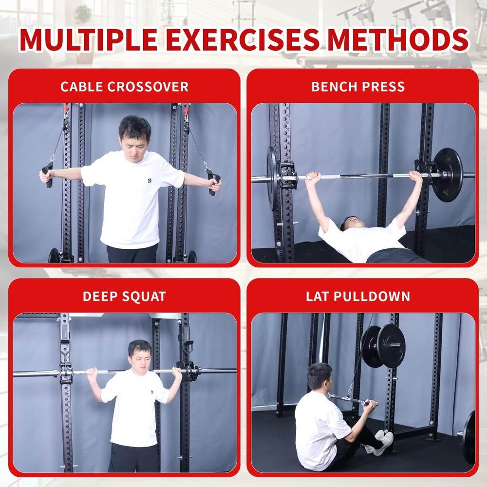 Upgrade Smith Machine Attachments for Power Rack Attachment, Cable Machine At...