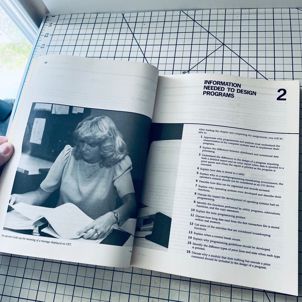 Programming Logic Marjorie Leeson IBM 1983 Vintage Computer Computing Design