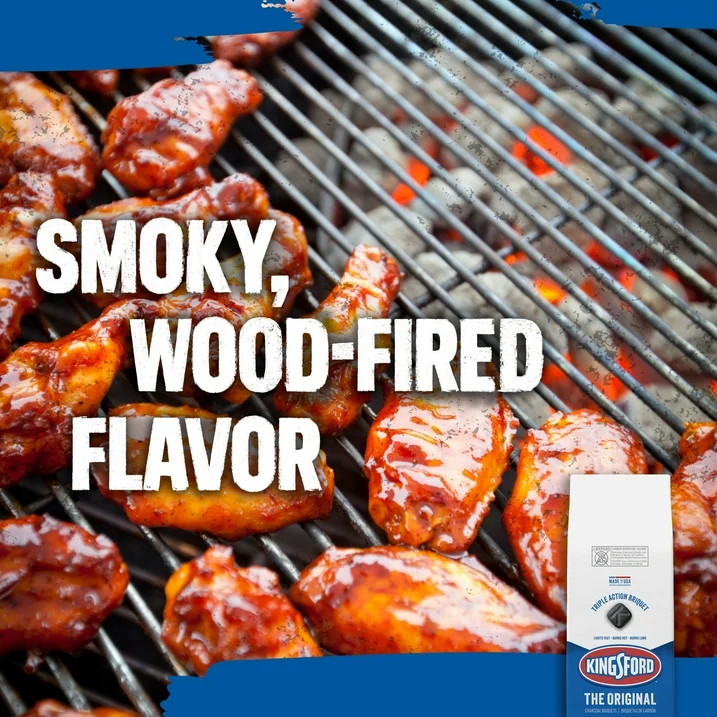Kingsford Original Charcoal Briquettes 16 lb 2 Pack Long Burning Fuel, No Fees