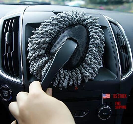 Multi-functional Car Duster Cleaning Dirt Dust Clean Brush Dusting Tool Mop