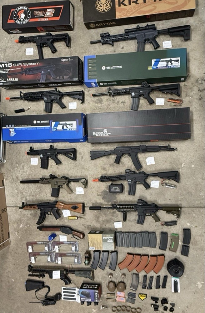 AIRSOFT LOT - Will Part Out !