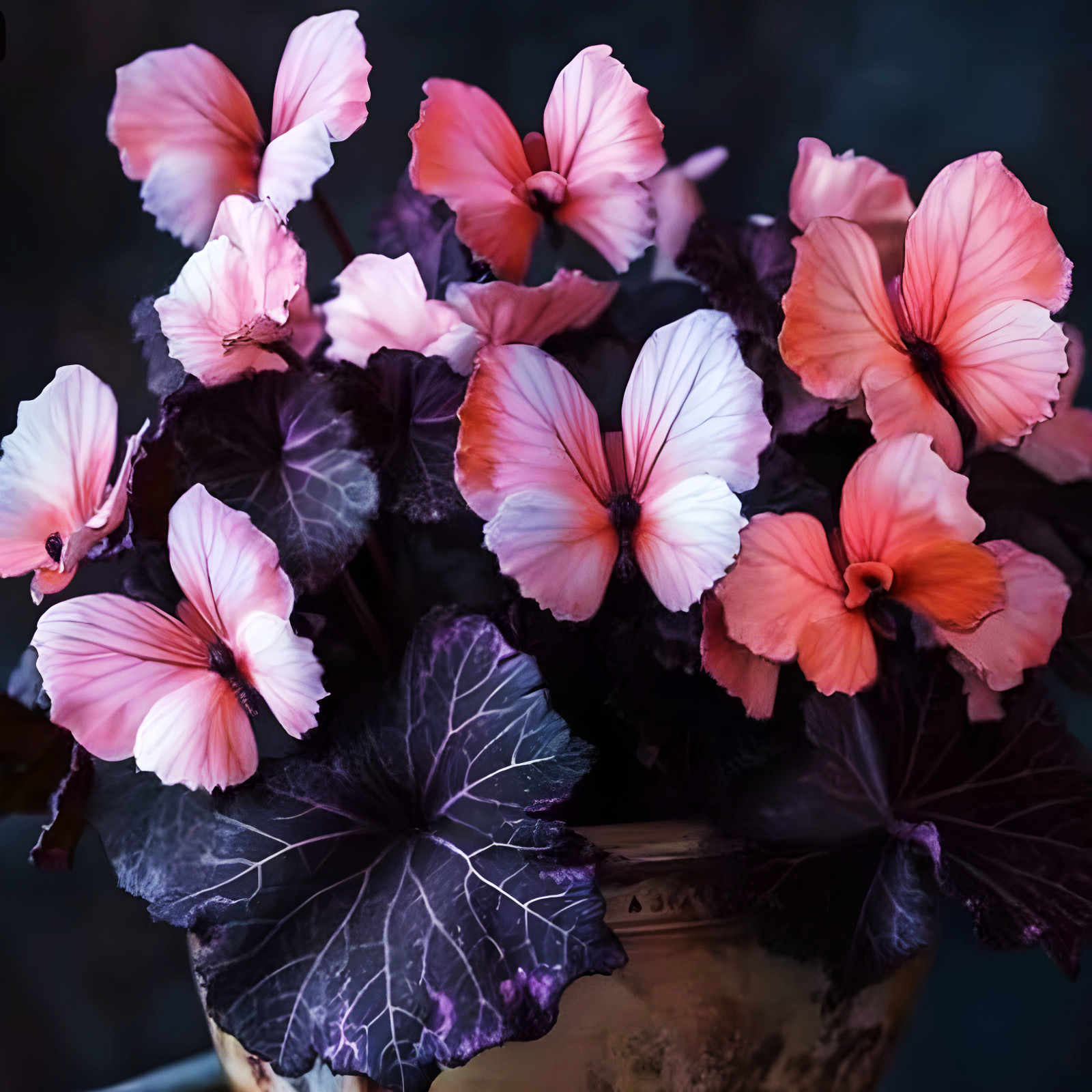 50 Heirloom Pink Butterfly Coleus Seeds – Rare Ornamental Foliage Plant – Vibran