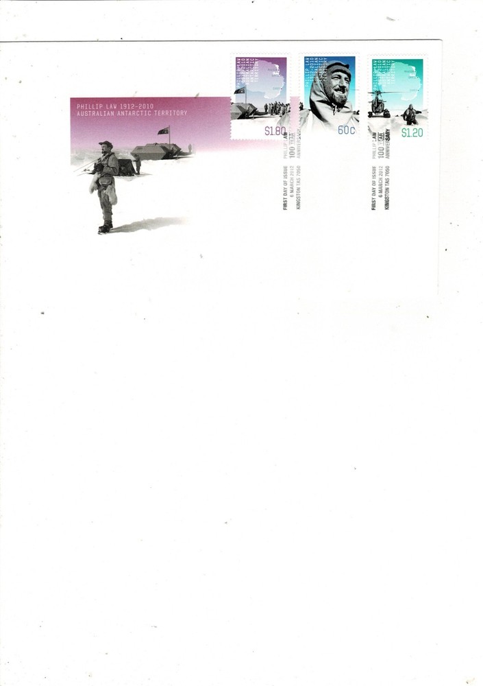 AUSTRALIA ANTARCTIC TERRITORY 2012 EXXPEDITION FDC MNH