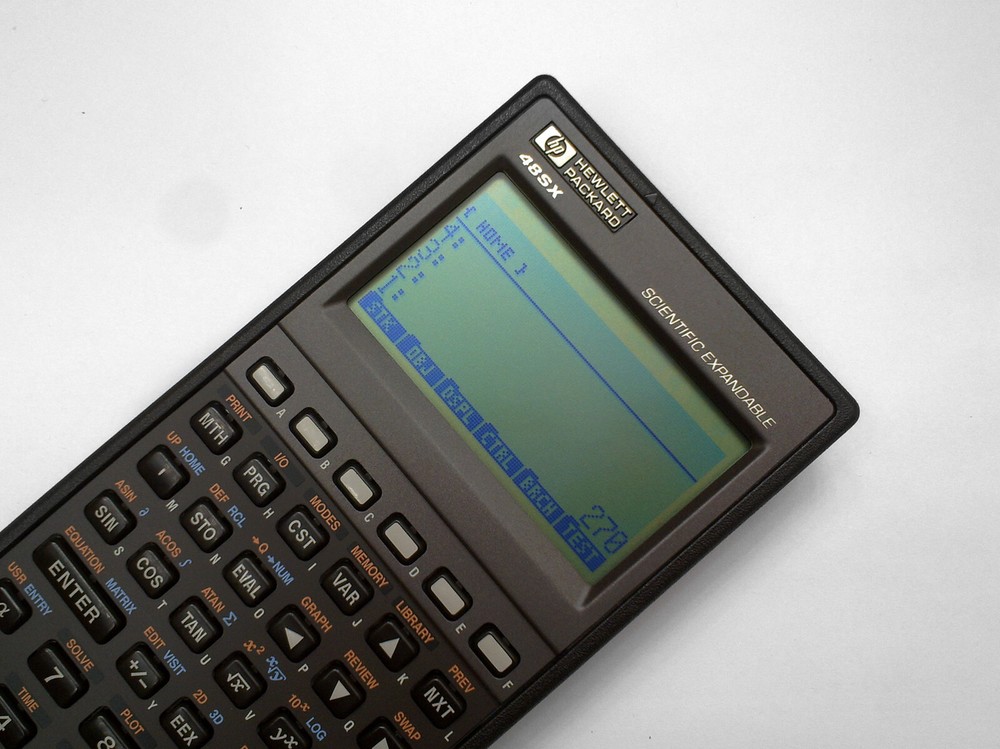 Near Mint Hewlett Packard HP 48SX Calculator