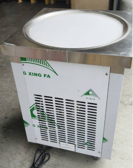 Kolice ETL Commercial ice cream roll machine, 22" (55cm ) Single Round ice pan