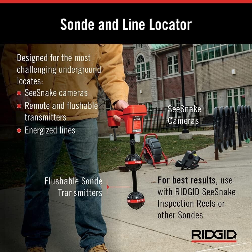 Complete RIDGID 19238 NaviTrack Locator Kit - Fast & Accurate Utility Detection